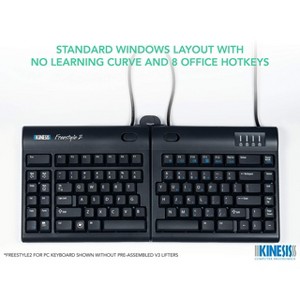 Kinesis Freestyle2 - Ergonomic Keyboard - Model KB830PBUS - 1 of 1