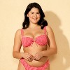 Women's Gingham Seersucker Center Tie Underwire Bikini Top - Wild Fable™ - 4 of 4