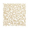 Contemporary Metal Geometric Overlapping Lines Wall Decor Gold - Olivia & May - 2 of 4