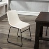 NicBex Dining Chairs Set of 2 PU Leather Bar stools Chairs for Dining Table with Metal Legs Suitable for Kitchen, Home Bar - 3 of 4