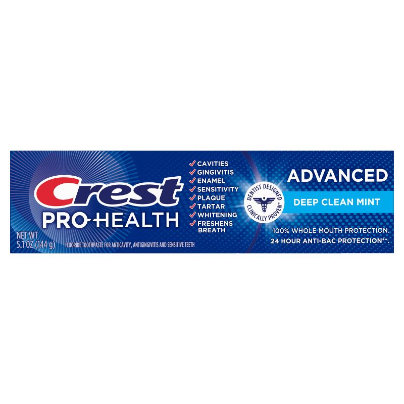 Crest Pro-Health Advanced Deep Clean Mint Toothpaste - 5.1oz, 3 of 10