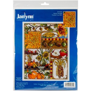 Janlynn Counted Cross Stitch Kit 11"X14"-Autumn Montage - 1 of 2