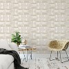 Tempaper & Co.® Quilted Patchwork Removable Peel and Stick Wallpaper, Ash and Stone, 28 sq. ft. - image 3 of 4