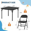 Kids Table Chairs Set-ASTM Certified Foldable Toddler Activity Table for Daycare,Classroom and Dining Room Space-Saving - 2 of 4