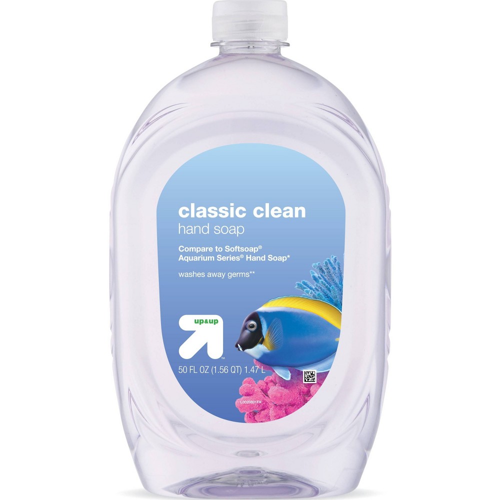 Photos - Shower Gel Clear Liquid Hand Soap - 50 fl oz - up & up™