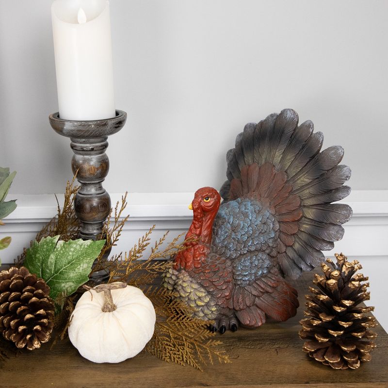 Northlight 10.5" Fall Harvest Turkey Tabletop Decoration, 2 of 7