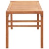 vidaXL 3-Seater Patio Bench 59.1 in. Solid Wood Eucalyptus - 3 of 4