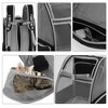 Unique Bargains Pet Backpack Breathable Pet Carrier for Travel 12.6"x11.02"x16.14" Black - 4 of 4