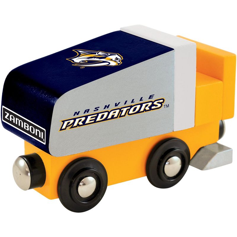 MasterPieces Officially Licensed NHL Nashville Predators Wooden Toy Train Engine For Kids, 1 of 6