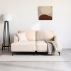 Nebula Vortex 71" Wide Upholstery Loveseat Sofa With 2Pcs Stool - 4 of 4