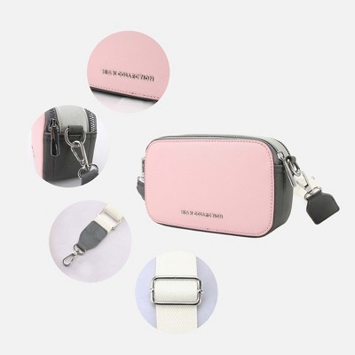MKF Collection Crossbody Bag Colorblock Design, Avielle | MKF Collection by Mia K - White Navy — фото 4