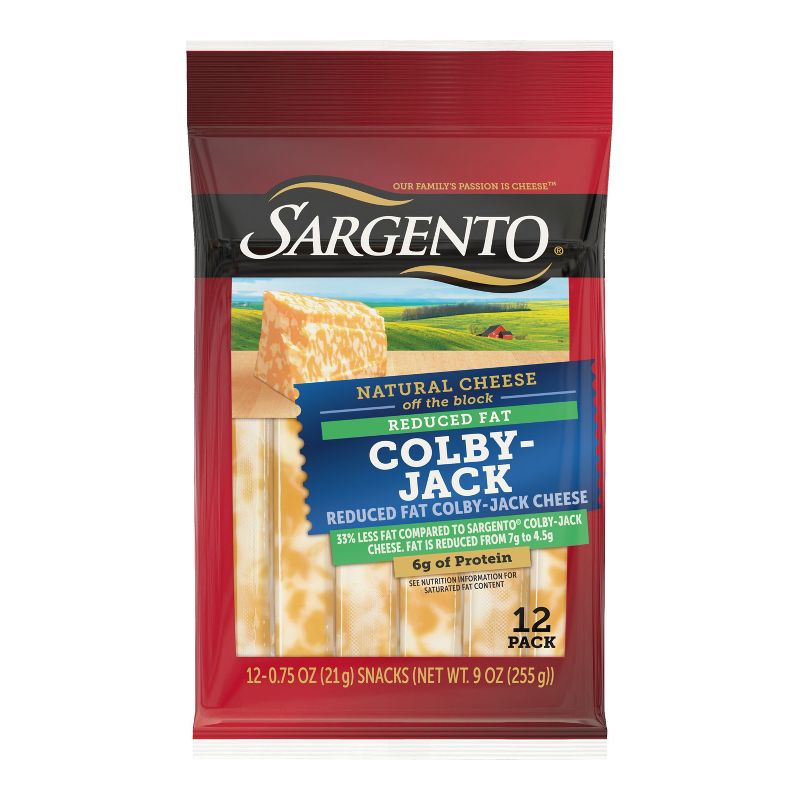 Sargento Reduced Fat Natural Colby-Jack Cheese Sticks - 12ct, 1 of 11