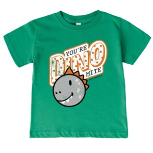 The Juniper Shop SmileyWorld You're Dino-Mite Toddler Short Sleeve Tee - 1 of 4