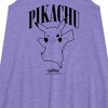 - Pokémon - Pikachu Wink Graphic Sleeveless Aline Dress - 2 of 3