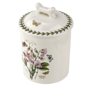 Portmeirion Botanic Garden 7 Inch Treat Jar (Sweet Pea) - 1 of 4