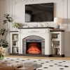 -inch Electric Fireplace With Mantel Led Light -for Living Room - 3 of 4