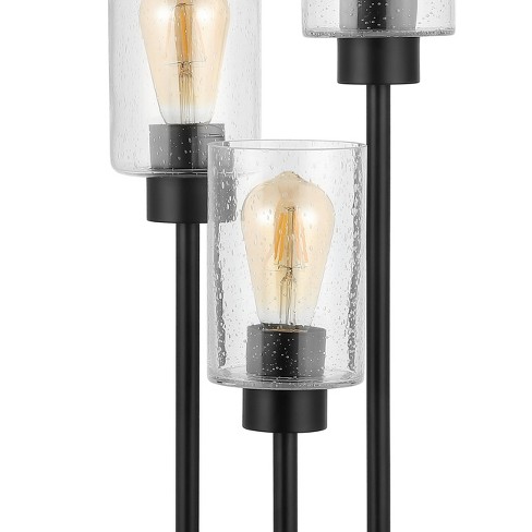 Light Iron Seeded Glass Axel Table Lamp, Black Table Lamps At Menards