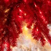 Nearly Natural 9-ft Holiday Red Santa’s Hat Christmas Tree with 500 LED Lights and 1272 Bendable Branches - 3 of 4