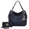 MKF Collection Fabienne Vegan Leather Women’s Hobo Bag with Wallet by Mia K - 2 of 4