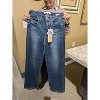Women's High Rise Tummy Control Wide Baggy Jeans - RISEN - 4 of 4