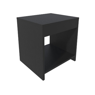 ?Vynxaria Nightstand with Open Storage ¨C Modern Design for Small Spaces