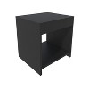Gulches Mavela 2 Drawer Nightstand Cream Wide Wale Corduroy Upholstery, Dovetail Drawers, Metal Legs, Part of Mavela Collection - 4 of 4