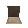 PAGED Dining Chairs Set of 2 Wood Dining Room Chairs with Rectangular Cane Backrest and Fluted Legs for Dining Room, Kitchen - 4 of 4