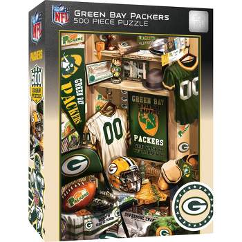 MasterPieces 500 Piece Puzzle - Green Bay Packers Locker Room - 15"x21"