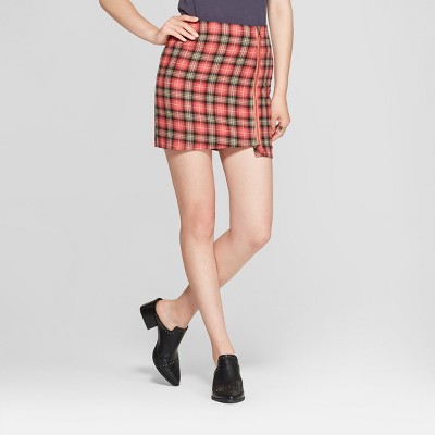 target womens plaid skirt