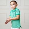 Hope & Henry Boys'  Short Sleeve Knit Pique Polo Shirt, Kids - 3 of 4