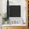 CSBDHOME 24" W x 36" H Recessed Framed Medicine Cabinet With LED Mirror - 4 of 4