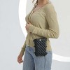 Women's Quilted Small Crossbody Bag Fashion Phone Bag, Combining Beauty and Practicality - 3 of 4