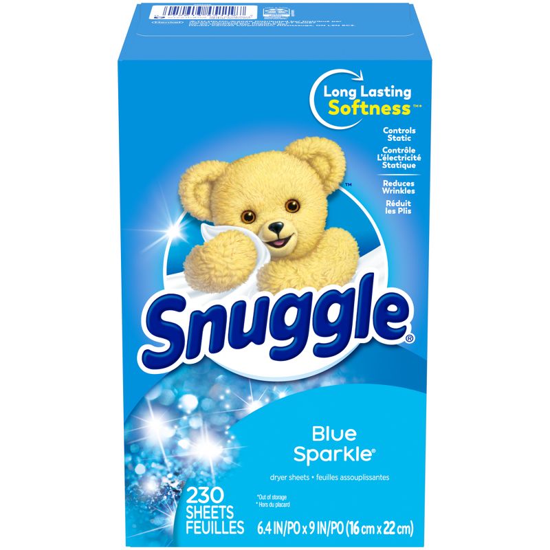 Snuggle Blue Sparkle Fresh Scent Dryer Sheets, 3 of 13