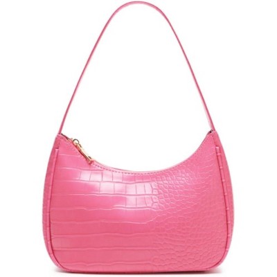 Shoulder Bags for Women, Cute Hobo Tote Handbag Mini Clutch Purse with Zipper Closure