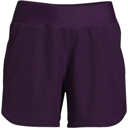 Lands' End Women's Plus Size 5 Quick Dry Swim Shorts With Panty