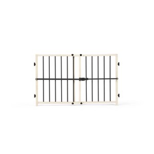 Regalo Metal and Wood Adjustable Gate - Beige - 1 of 2