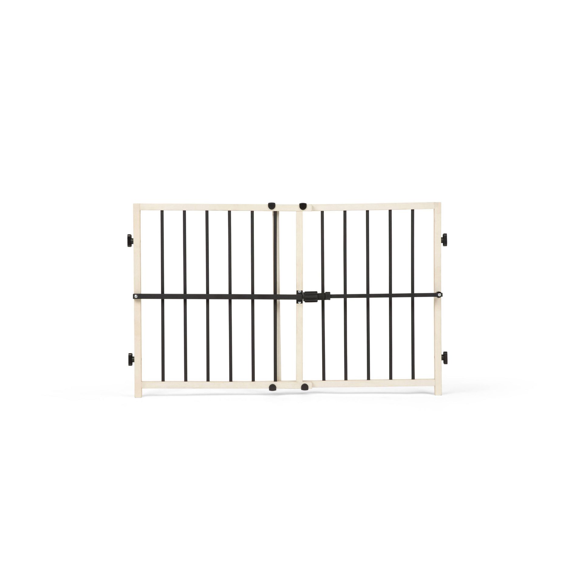 Regalo Metal and Wood Adjustable Gate - Beige