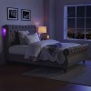 Deirdre Upholstered High-end beds  Lighted Sleigh Platform Bed with Headboard and Footboard | ARTFUL LIVING DESIGN - 2 of 4