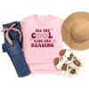 The Juniper Shop Cool Girls Are Reading Flowers Girls Short Sleeve Tee - 2 of 2