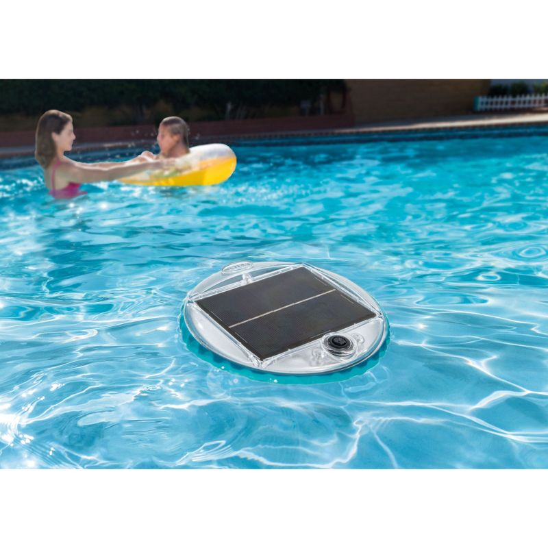 Intex 28690E Solar Powered LED Floating Light with Auto On and Auto Off, Color Changing and Static White Mode Swimming Pool Party Lights, 2 of 7
