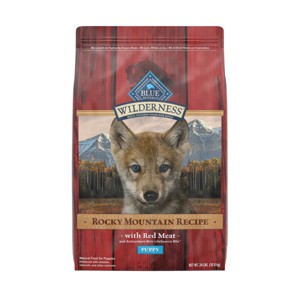 Blue Buffalo Wilderness Red Meat Flavored for Puppy Dry Dog Food - 24lbs - 1 of 4