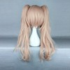 Unique Bargains Women's Curly Wigs 26" Pink with Wig Cap Synthetic Fibre - 4 of 4