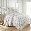 Tahiti Grey Quilt and Pillow Sham Set - Levtex Home - 2 of 4