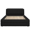 California King/King Size Upholstered Platform Bed with Headboard - ModernLuxe - 4 of 4
