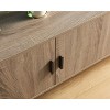 CAVINAS TV Stand Modern Media Console with 2 Open Shelves Entertainment Center with Metal Legs - 3 of 4