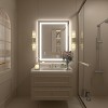 Apmir Super Bright 192 LEDs/m Front LED Lighted Anti-Fog Tempered Glass Bathroom/Vanity Mirror with ETL & 3-Year Warranty - 2 of 4