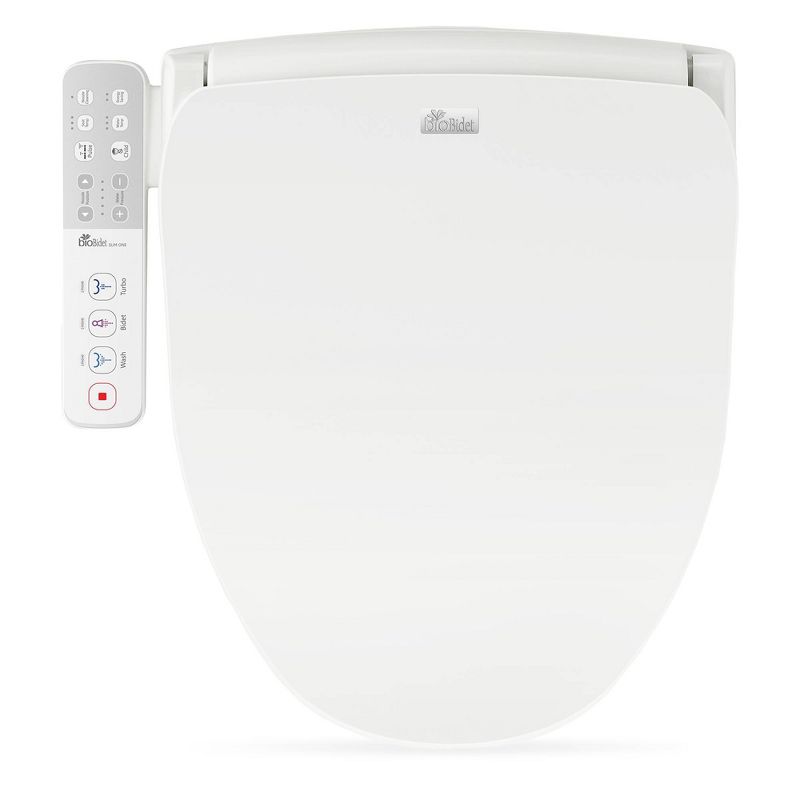 Slim One Bidet Toilet Seat White - Bio Bidet by Bemis, 1 of 7