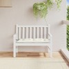 vidaXL Garden Bench Cushion Melange Cream 39.4"x19.7"x2.8" Fabric - 3 of 4