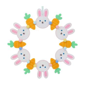 Mini Easter Wreath Felt Bunnies and Carrots - Spritz™