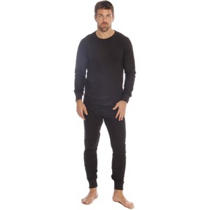 At The Buzzer Men's Thermal Underwear Set - Base Layer Long Johns for Warmth in Winter - 1 of 3